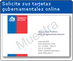 Solicite sus tarjetas de visita gubernamentales