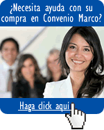 Le ayudamos en su compra en Convenio Marco
