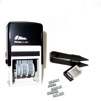 TIMBRE FECHADOR AUT. S-303 4 EN 1 IMPRENTI