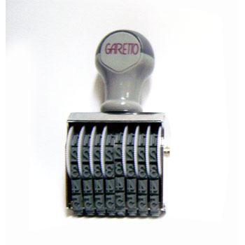 NUMERADOR N38  5MM. 8 DIG.