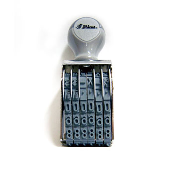 NUMERADOR N26  7MM. 6 DIG.