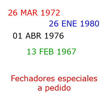 TIMBRE FECHADOR ESPECIAL A PEDIDO