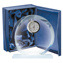 CRISTAL ESFERICO CON RELOJ INCORPORADO Impreso