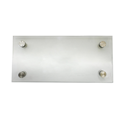 CRISTAL ENTRADA CON SOPORTES 50X20 Impreso